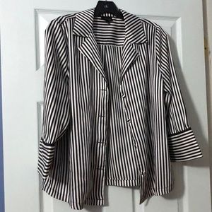 Stripped blazer